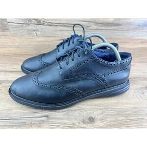 Cole Haan Womens 10.5D Grand Evolution Navy Blue Oxford Wingtip Shoes W0…